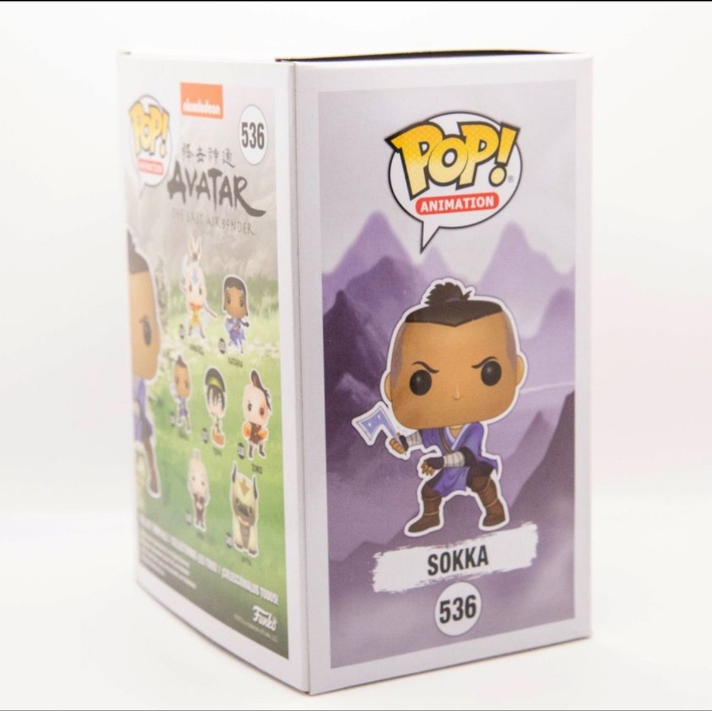 Funko Pops Nickelodeon Animation Avatar: The Last Airbender #536 Sokka (GUC) - Picture 4 of 7